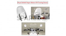 For Royal Enfield Super Meteor 650 Touring Screen Kit Clear - SPAREZO